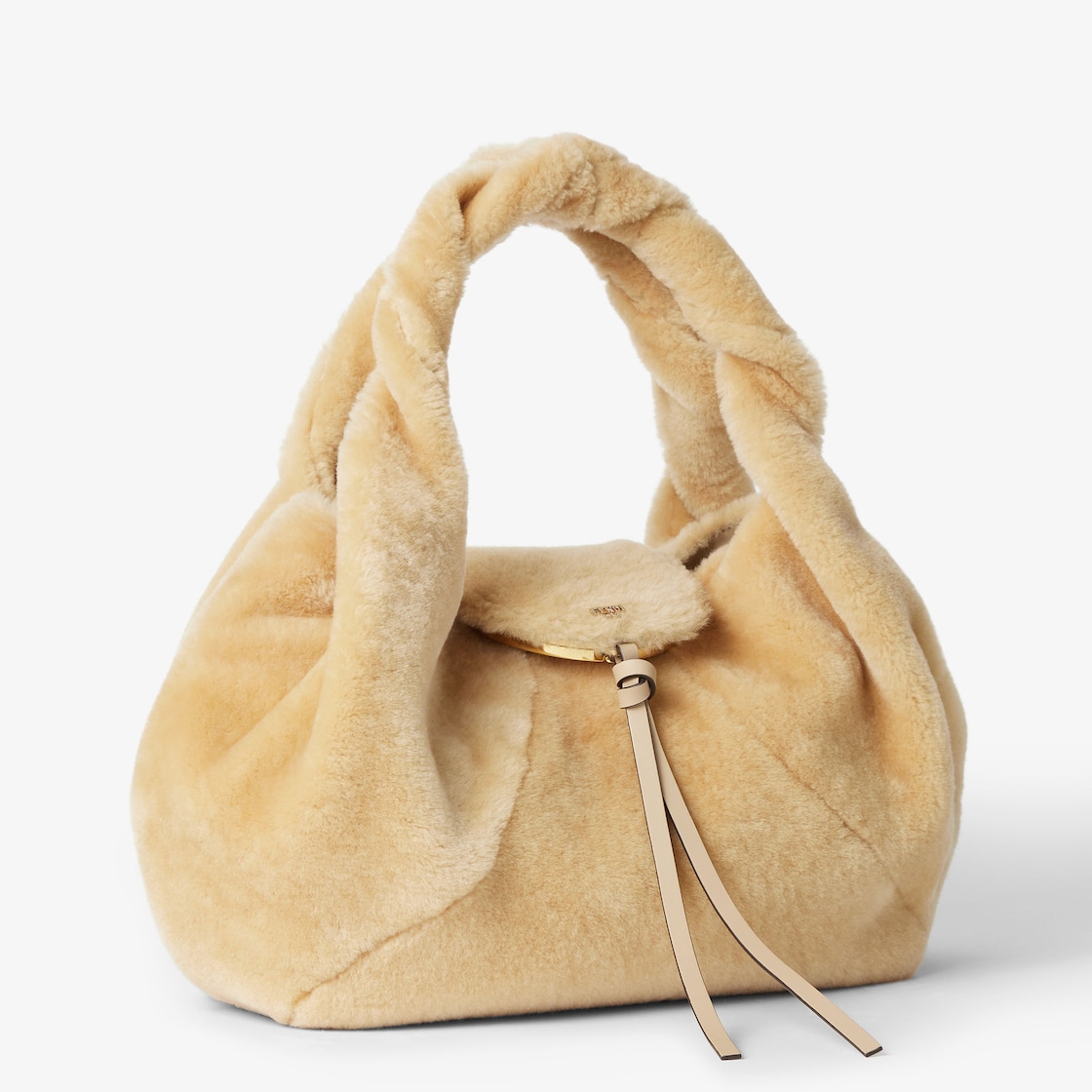 FENDI Spy Beige shearling bag - Image 4